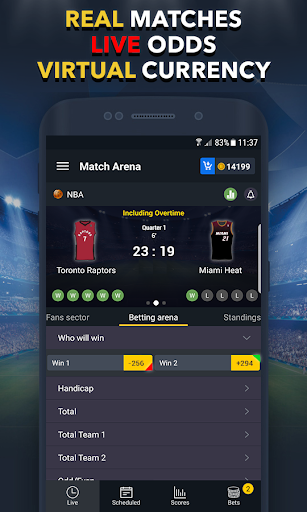 Android application Sports Betting Game - BETUP screenshort