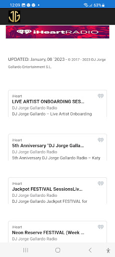 Featured DJ Mixes Screen 2
