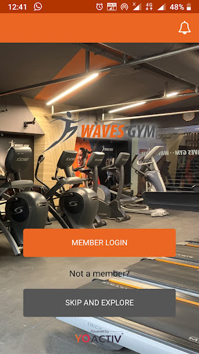 Android application Waves Gym screenshort
