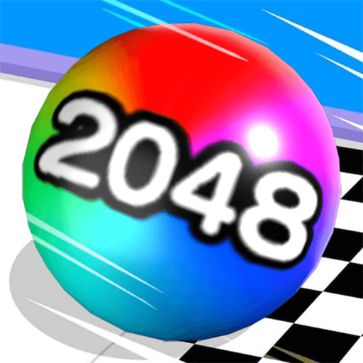 Merge Ball Run 2048