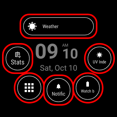 Android application Pixel Slick Watch Face screenshort