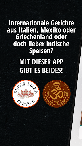 Android application Super Pizza Service Finsterwal screenshort