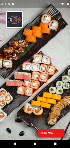 Android application Create Sushi screenshort