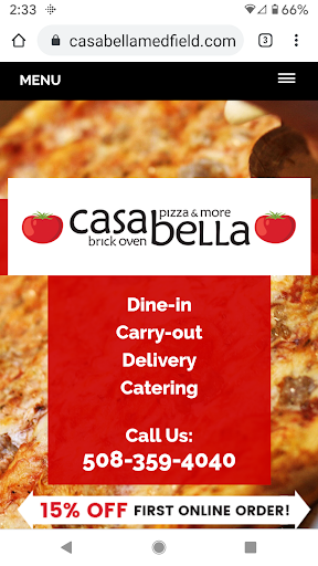 Casa Bella Pizza Screen 3
