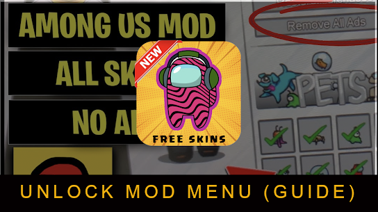Mod for among us, Free skins menu(guide) Apk Mod for Android [Unlimited Coins/Gems] 1