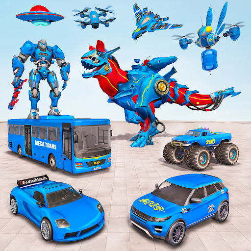Bus Robot Game - Multi Robot  screenshots 1