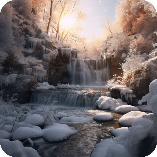 Winter Waterfall Theme  Icon