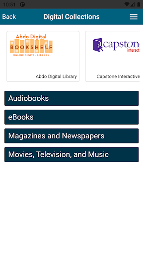 Android application Kokomo Howard Public Library screenshort
