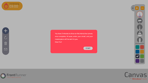 Android application WindowFront Canvas screenshort