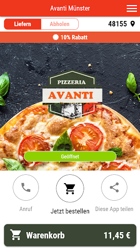 Android application Avanti Münster screenshort