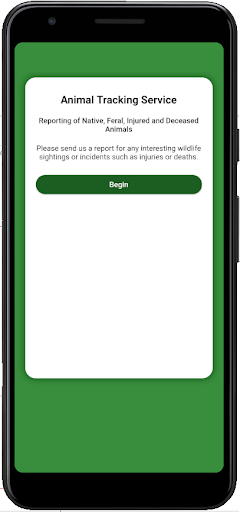 Wildlife Reporter Screen 3