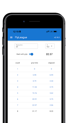 Android application FlyLeague - летаем как умеем! screenshort