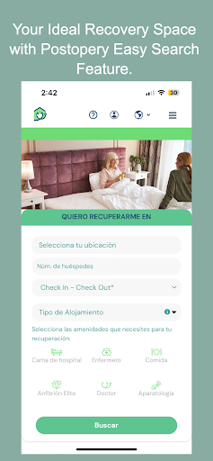 Android application Postopery screenshort