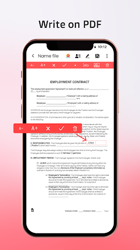 PDF Fill and Sign Documents Screen 2