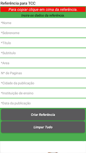 Criar Referencias TCC Screen 3