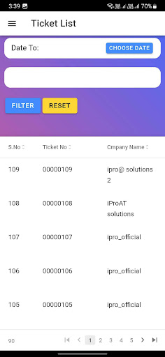 Pro-Ticket Screen 2