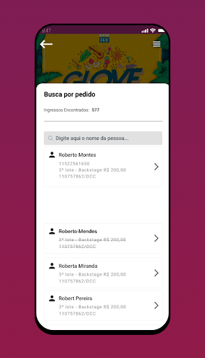 Santo Cartão - Leitor Screen 3