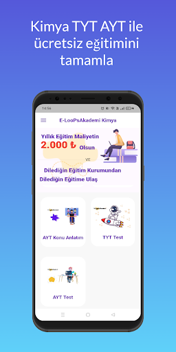 Android application Kimya tyt ayt screenshort