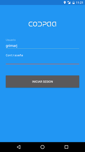 Android application CODPAA screenshort