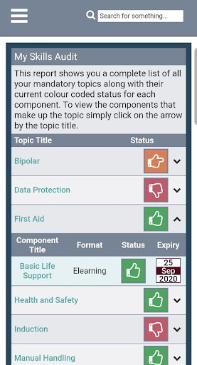 My Learning Cloud Screen 2