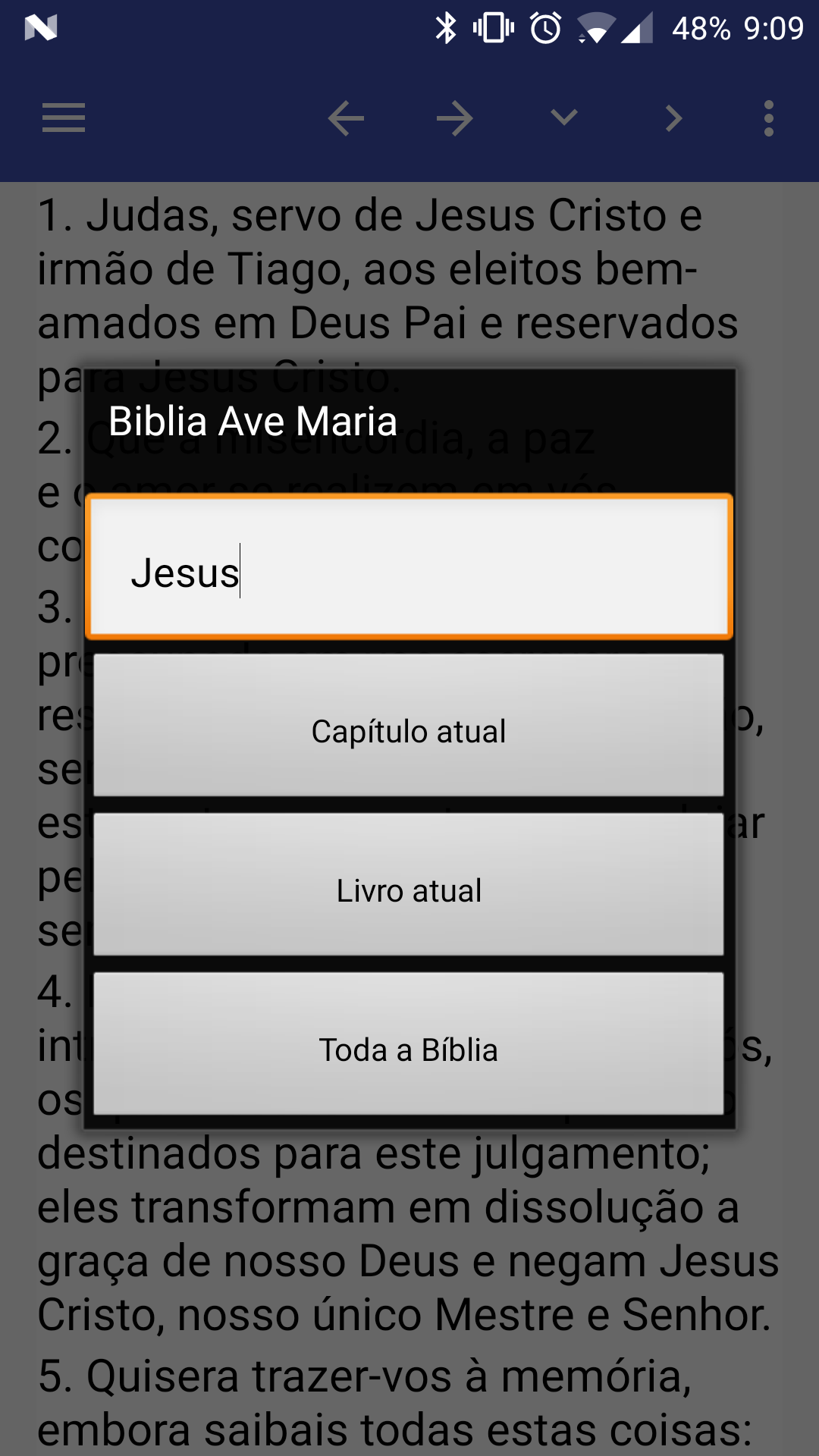 Android application Bíblia Ave Maria (Português) screenshort