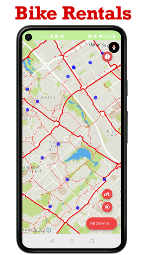 Milton Keynes Redway Map Screen 3