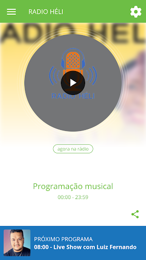Android application RADIO HÉLI screenshort