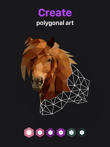 POLYGON : Coloring-Booku2219 Poly Art by Numbers ud83dude0d 2.2 screenshots 9