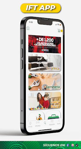 Android application IFT screenshort