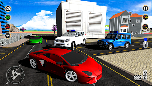 police car race game: car game Screen 2