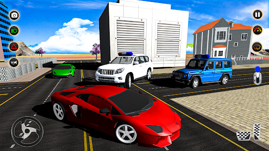 police car race game: car game