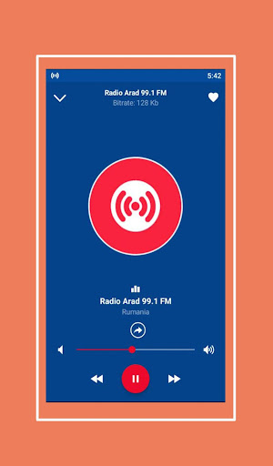 Android application radio arad 99.1 fm App RO screenshort