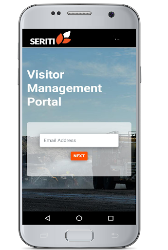 Android application Seriti Visitor screenshort