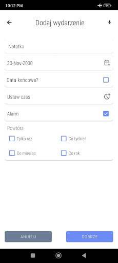 Kalendarz Polski ze Świętami Screenshot