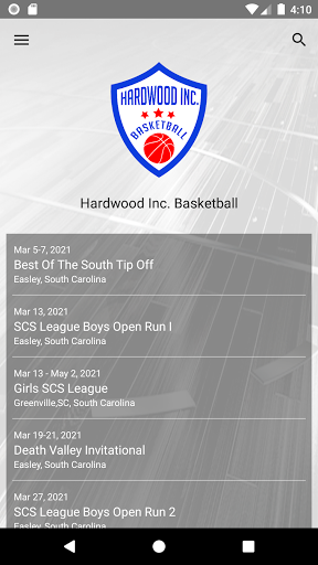 Android application Hardwood Inc screenshort