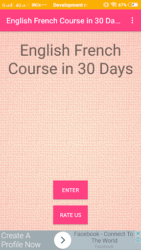 Android application English French Course in 30 Da screenshort