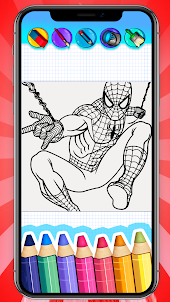 Spider Rope : Coloring Book