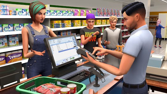 Shopping Mall Girl Cashier- Cash Register Games 3d Herunterladen 4