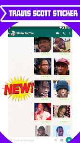 Screenshot 4 Travis Scott Stickers for What android