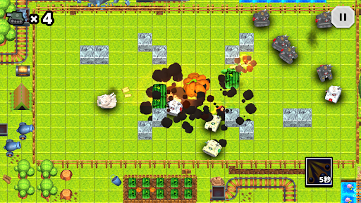 進撃の豆戦車 - 新感覚！戦車対戦ゲーム Screen 2