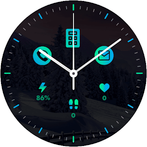 White Snow Watch Face