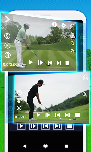 Android application Golf Swing Analyzer video screenshort