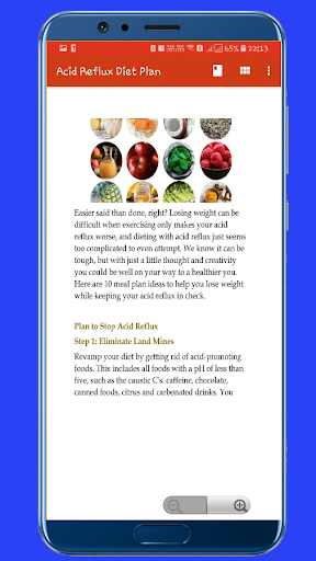 Acid Reflux Diet Plan Screen 2