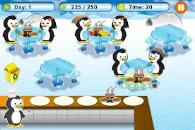 Penguin Restaurant Waitress Screenshot