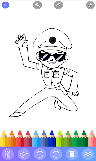 Download Coloring book little singham Free for Android - Coloring book  little singham APK Download 