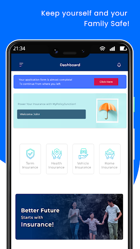 MyPolicyJunction Screen 2