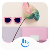 Fashion Pink Keyboard Theme icon