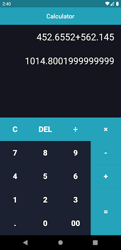 Calculator Screen 3