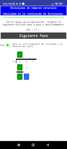 Divisiones Paso a Paso Screen 2