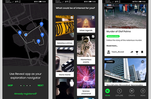 Android application Reveal.World screenshort